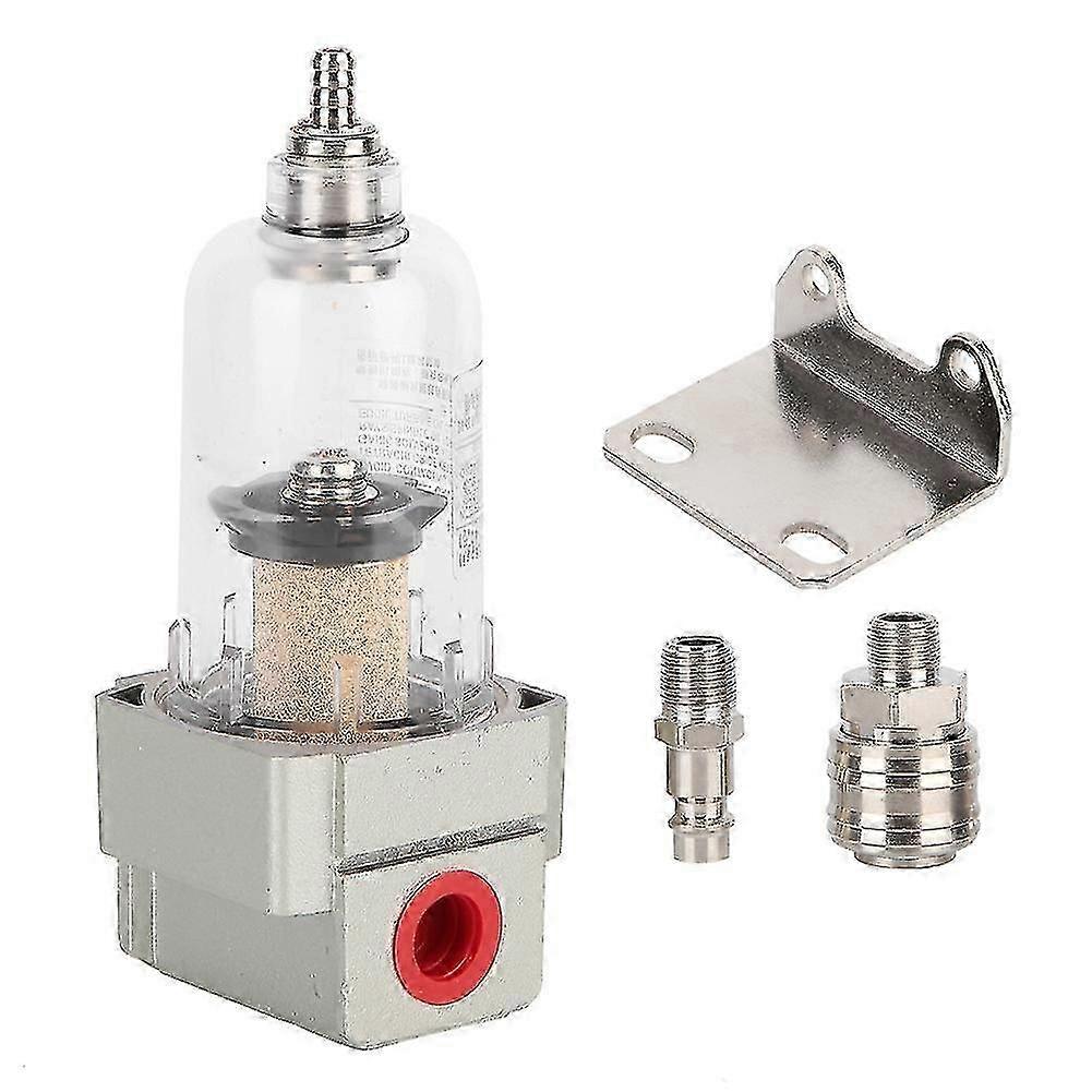Compressed Air Filter Water Separator Oil Separator Included Quick Coupling 1/4