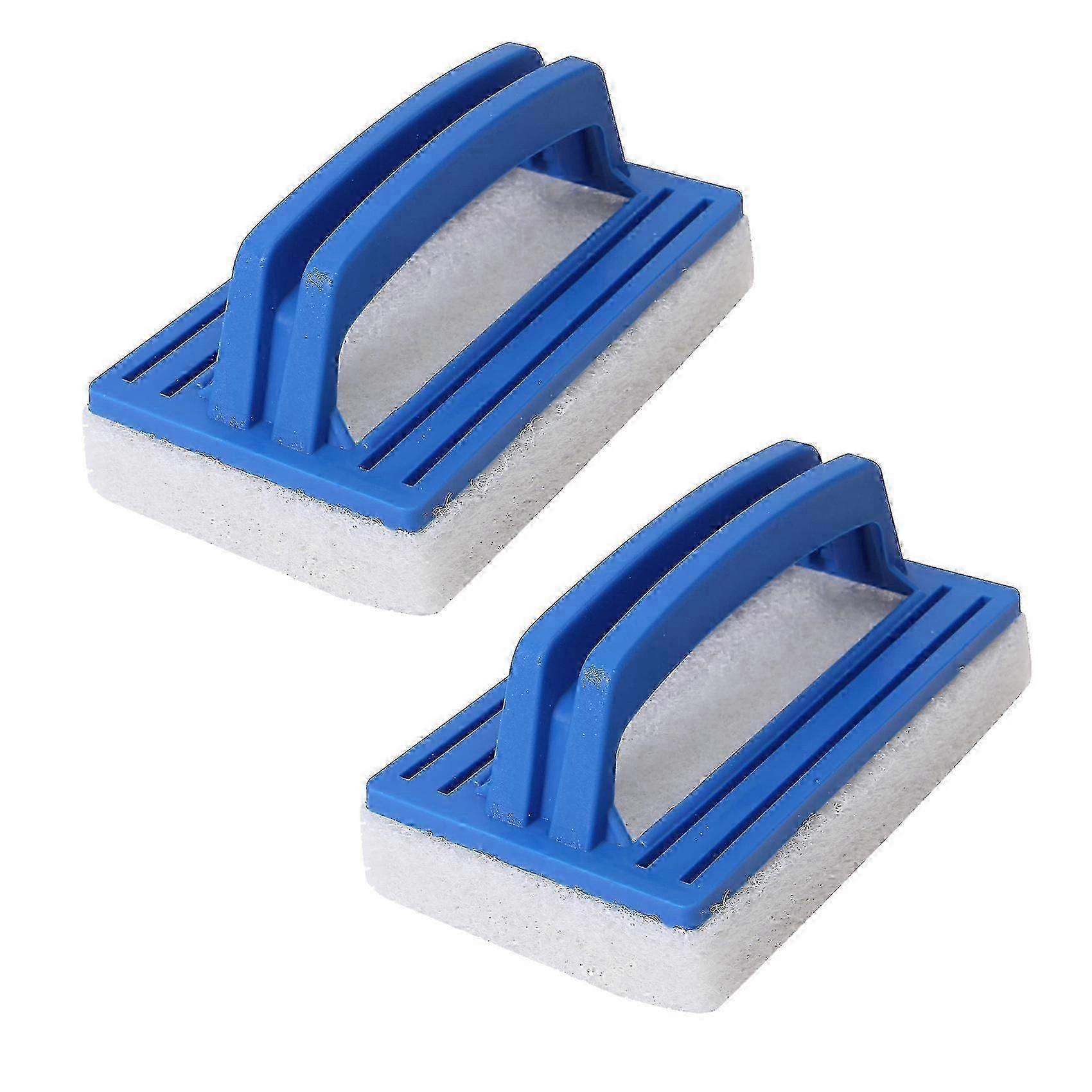 2 Pack Nylon Bristle Pool Scrub Brush