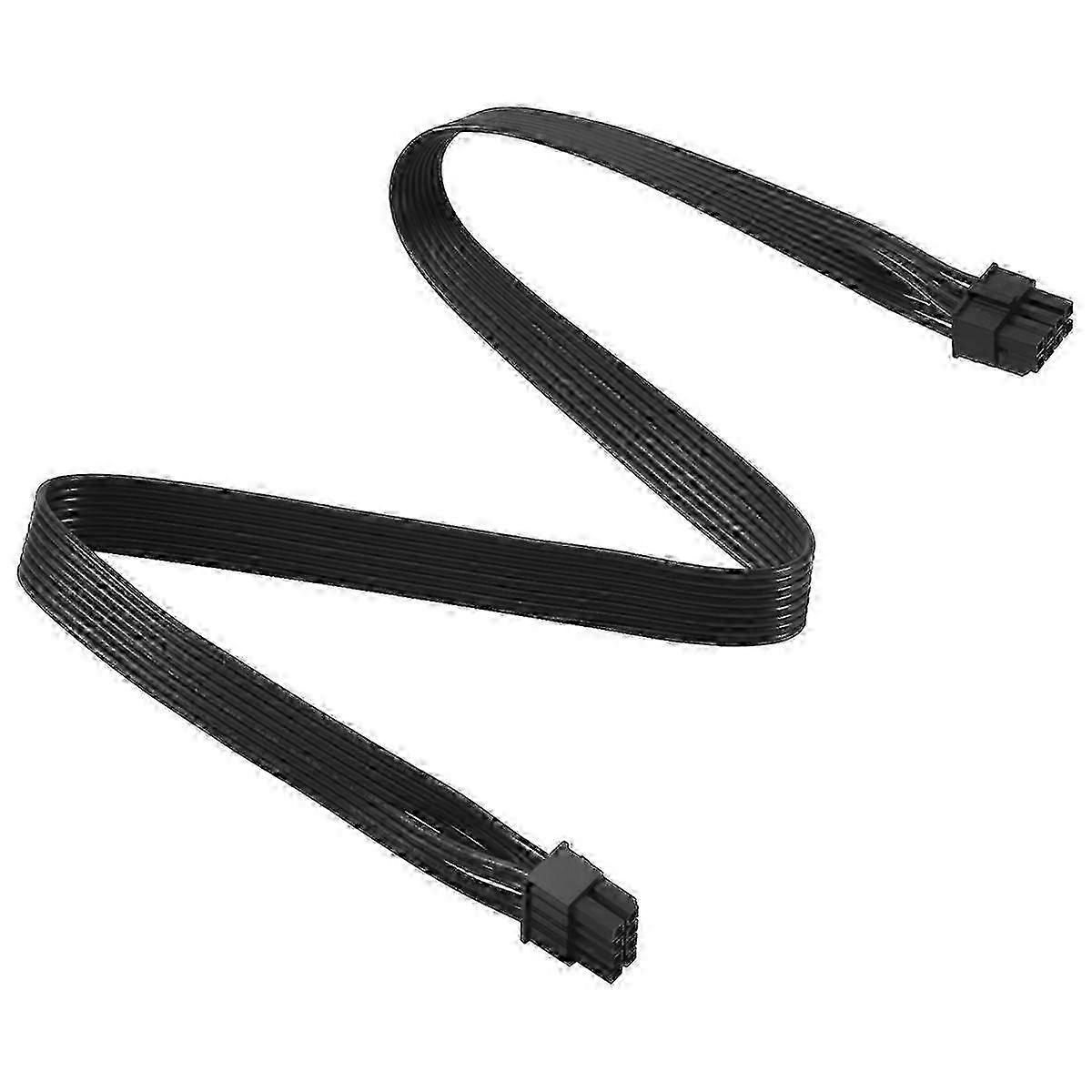 Black 8 Pin CPU Power Extension Cable