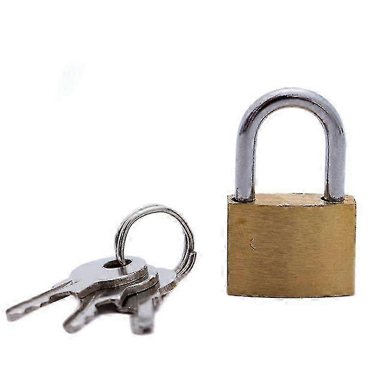 20mm Mini Padlock Solid Copper
