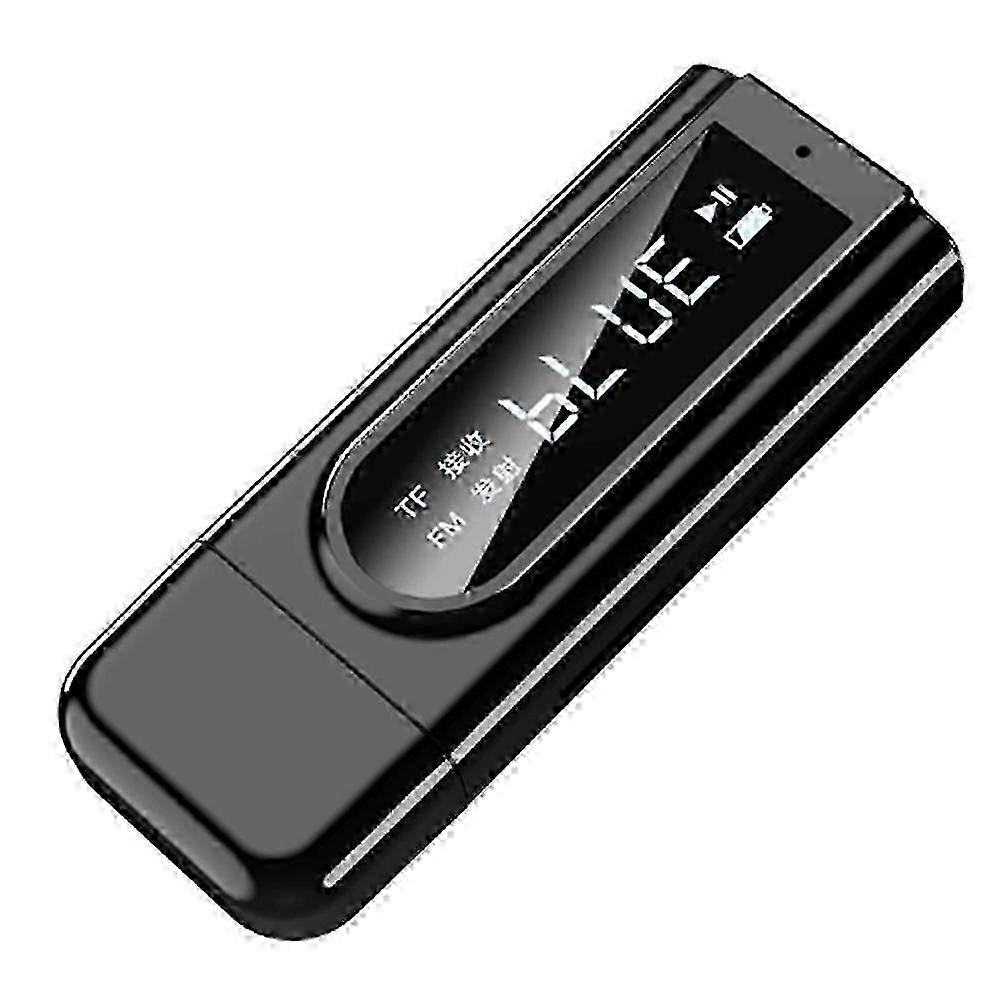 LCD Bluetooth 5.0 FM Transmitter TF Ready