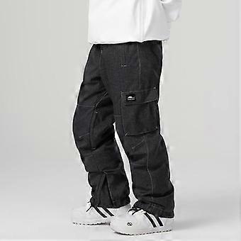 Pantalones de esquí para hombre y mujer, aislantes, impermeables, cálidos, para invierno, snowboard, esquí, cortavientos, senderismo, snowboard, nieve.