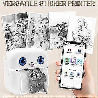 Portable Bluetooth Thermal Inkless Label Maker Printer