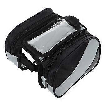 Mountain Bike Frame Bag for Cycling Accessories Waterproof Bike Phone Holder