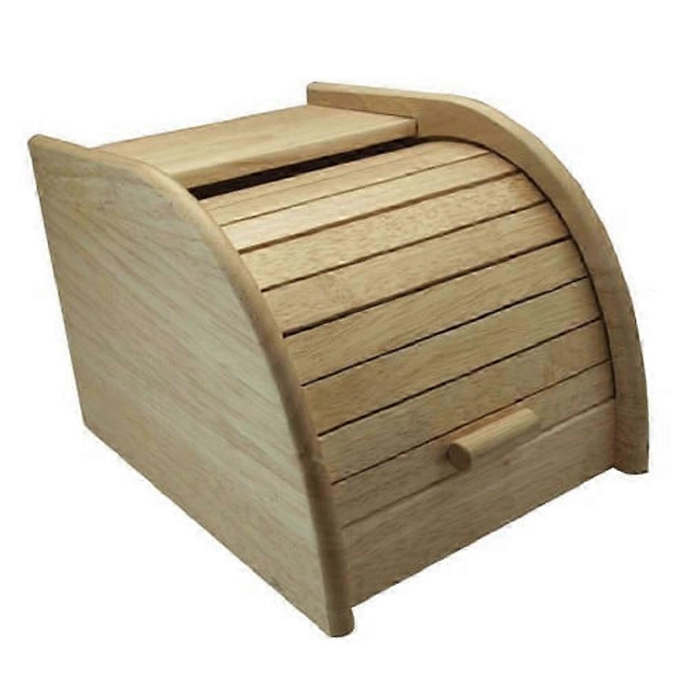 Solid Wood Roll Top Bread Storage