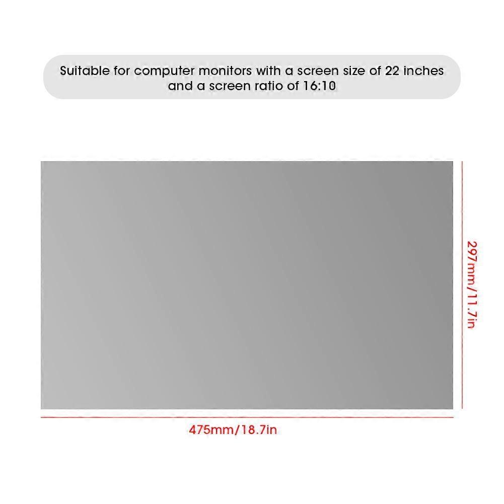 22Inch Computer Screen Protector AntiPeeping Protection Filter for 16:10 Laptop Desktop Computer