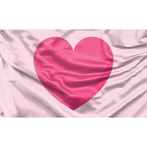 Heart Flag Unique Design
