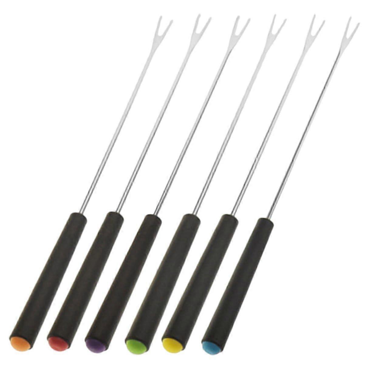 6pc Stainless BBQ Roasting Forks