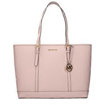 Michael Kors różowa Skórzana Torba na ramię