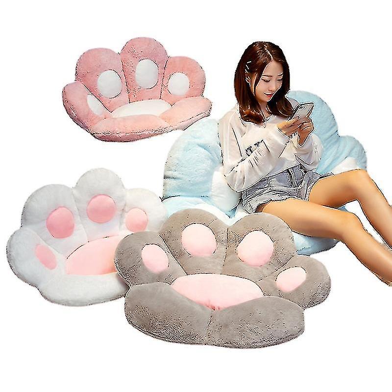 27.5x23.6" Cat Paw Cushion Lazy Sofa Office Chair Cushion Bear Paw Warm Floor Cute Seat Pad For Dining Room Bedroom