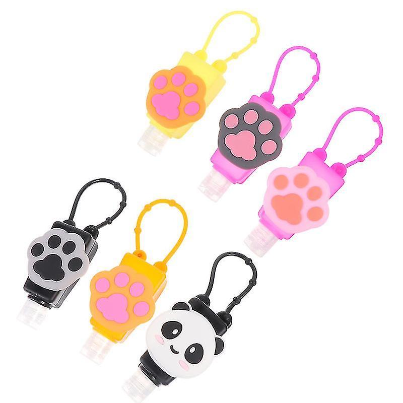 8X3.5x2.5cm Assorted Color 1 Travel Bottles & Containers 6pcs Portable Hand Sanitizer Dispenser Kid