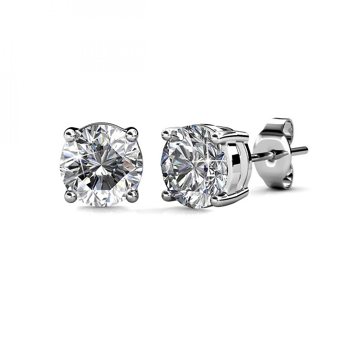 Pendientes Mujer MYC-Paris Solitaire - DE0065-S Latón Plata