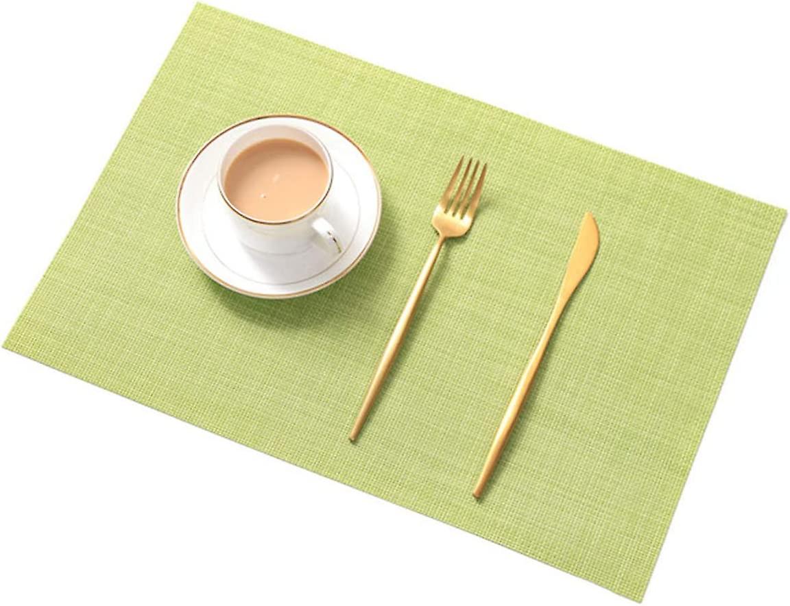 Sets de table (lot de 6), nouveaux sets de table d’isolation thermique antidérapants résistants à la chaleur pour manger Set de table décoratif lavable à séchage rapide