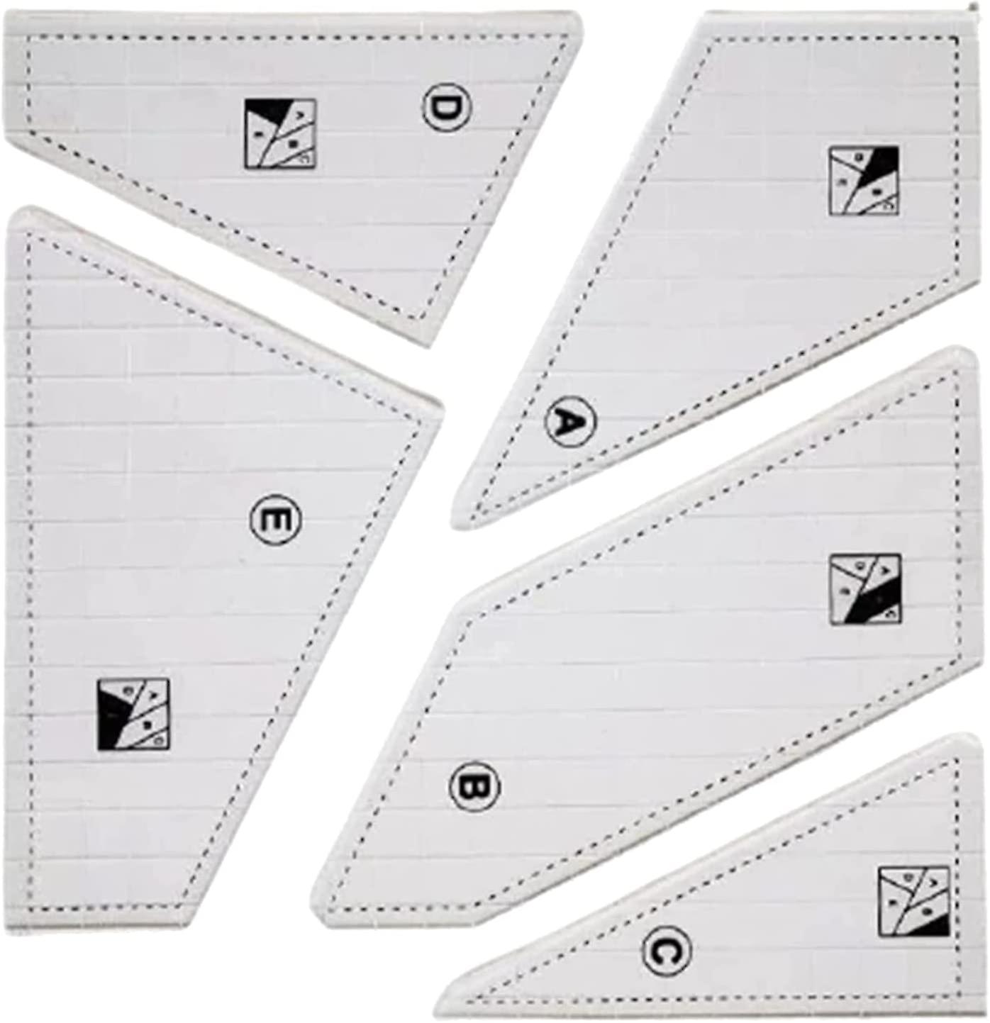 Set riglă de cusut pentru șabloane de croitorie patchwork