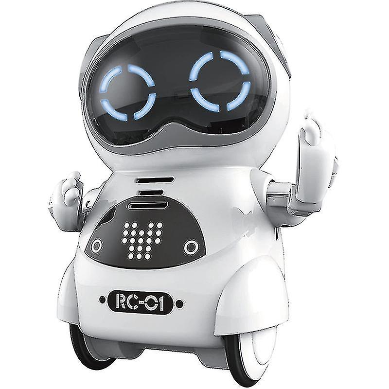 Mini Rc Pocket Robot With Interactive Dialogue Conversation, Voice Recognition, Chat Record, Singin chunchuan