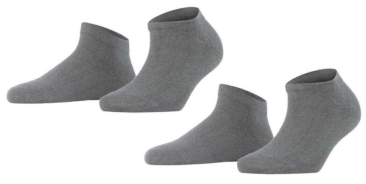 Falke Happy 2-Pack Sneaker Socks - Grey