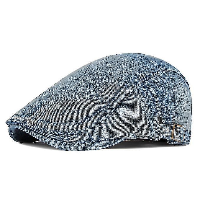 Unisex Denim Newsboy Hats Driving Berets Hat