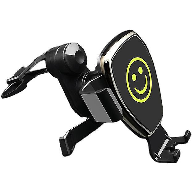 Universal Car Air Vent Phone Holder - Gravity Linkage Abs Mount For Iphone X And Gps Devices