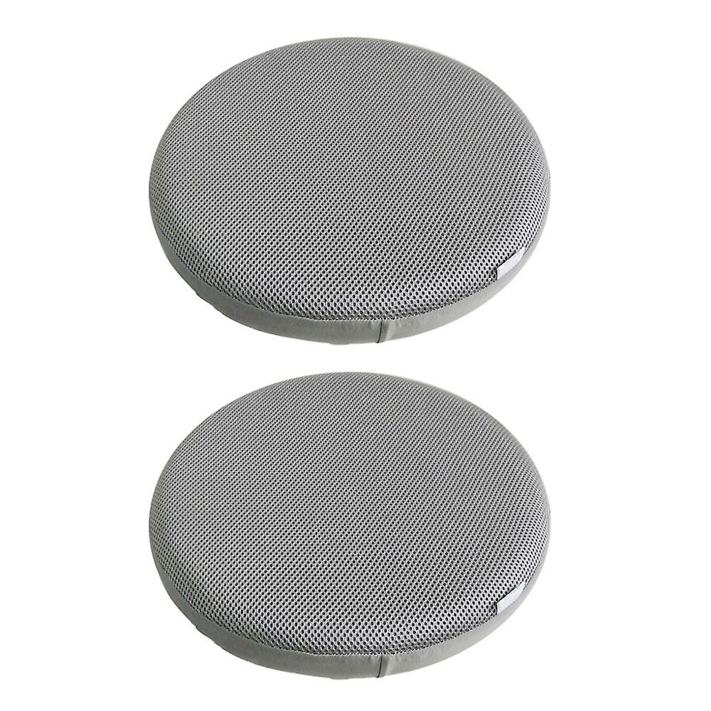X Bar Stool Round Seat Cover Gray Sleeve Protector