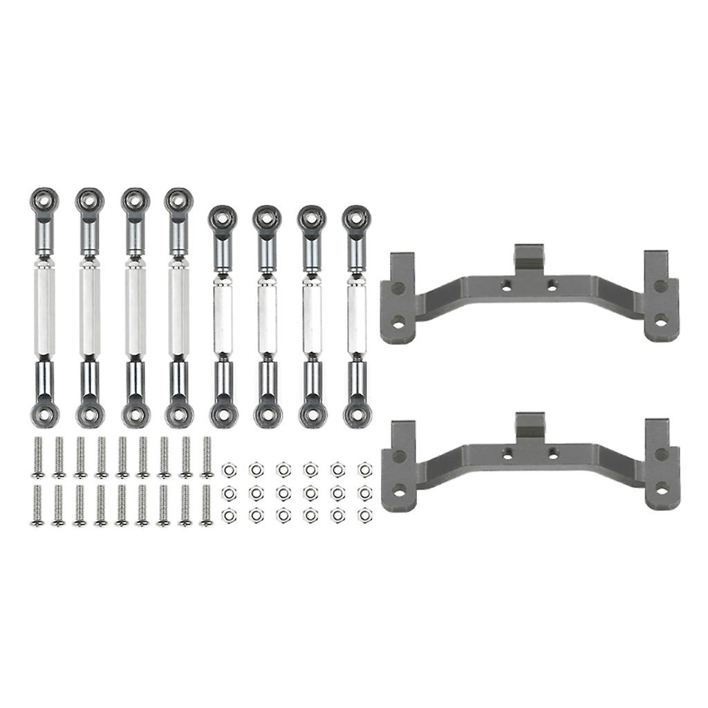 Metal Pull Rod Base 1/12 Scale for MN D90 Buggy Hobby Vehicles Modified Titanium