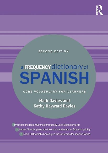 A Frequency Dictionary Of Spanish by Kathy Hayward Davies Paperback