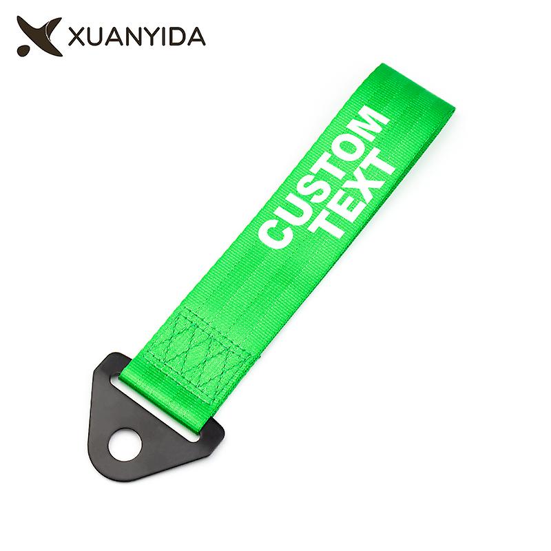 Personal Customization Towing Rope High Strength Trailer Tow Ropes Racing Car Tow Eye Strap Custom Text Style Accessories