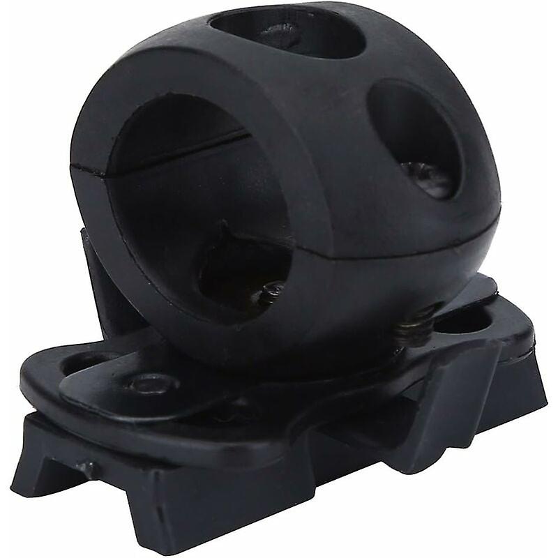 Flashlights (Standard) Helmet Flashlight Holder Mount Clip Flashlight Mount Accessory Slide-Guides Quick Release for Helmet Fast-black