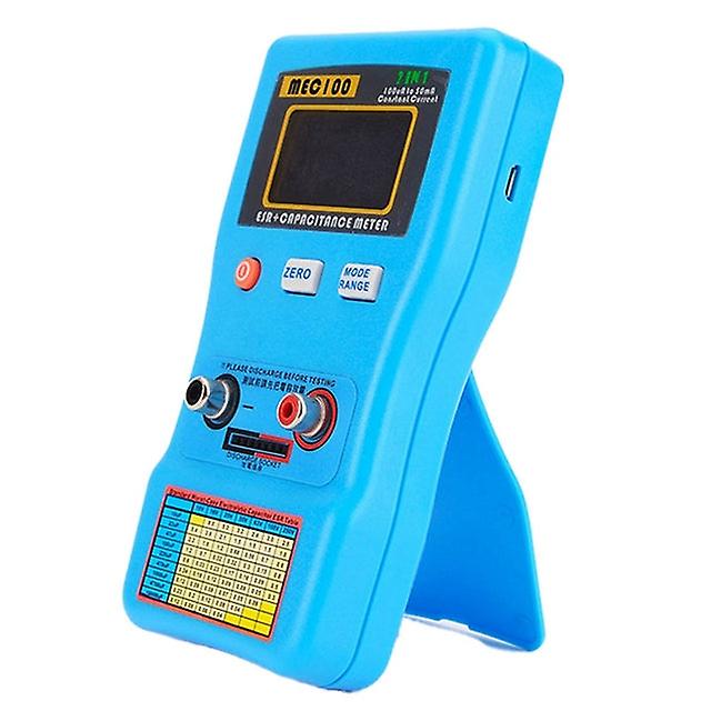 Plastic Capacitance Meter Esr Low Ohm Capacitance Meter Constant Current Esr Capacotance Meter 100va To 50ma