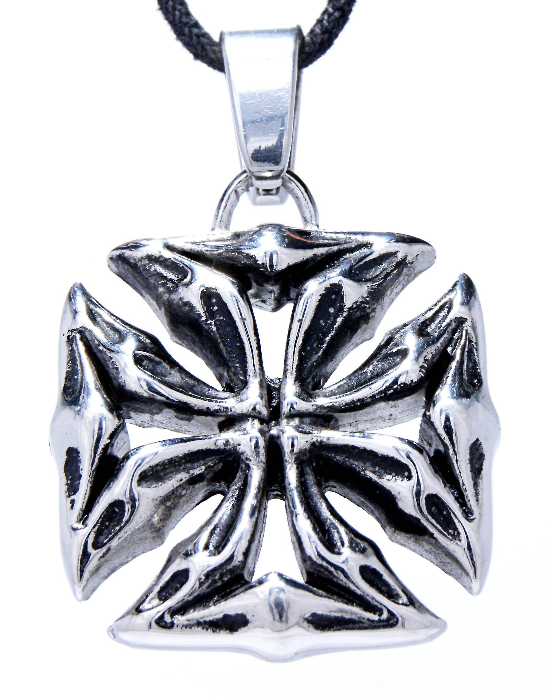Pendant 100: Iron Cross - Stainless Steel