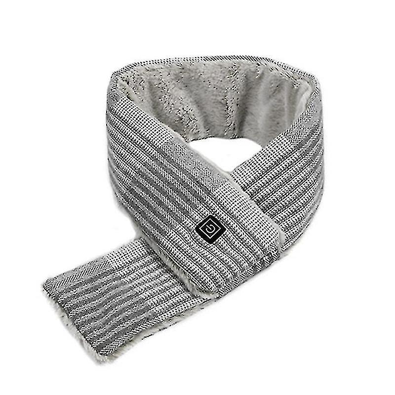 Temp Setings Usb Powered By Power Bank, Neck Pain Relief Be Washed Heated Scarf
