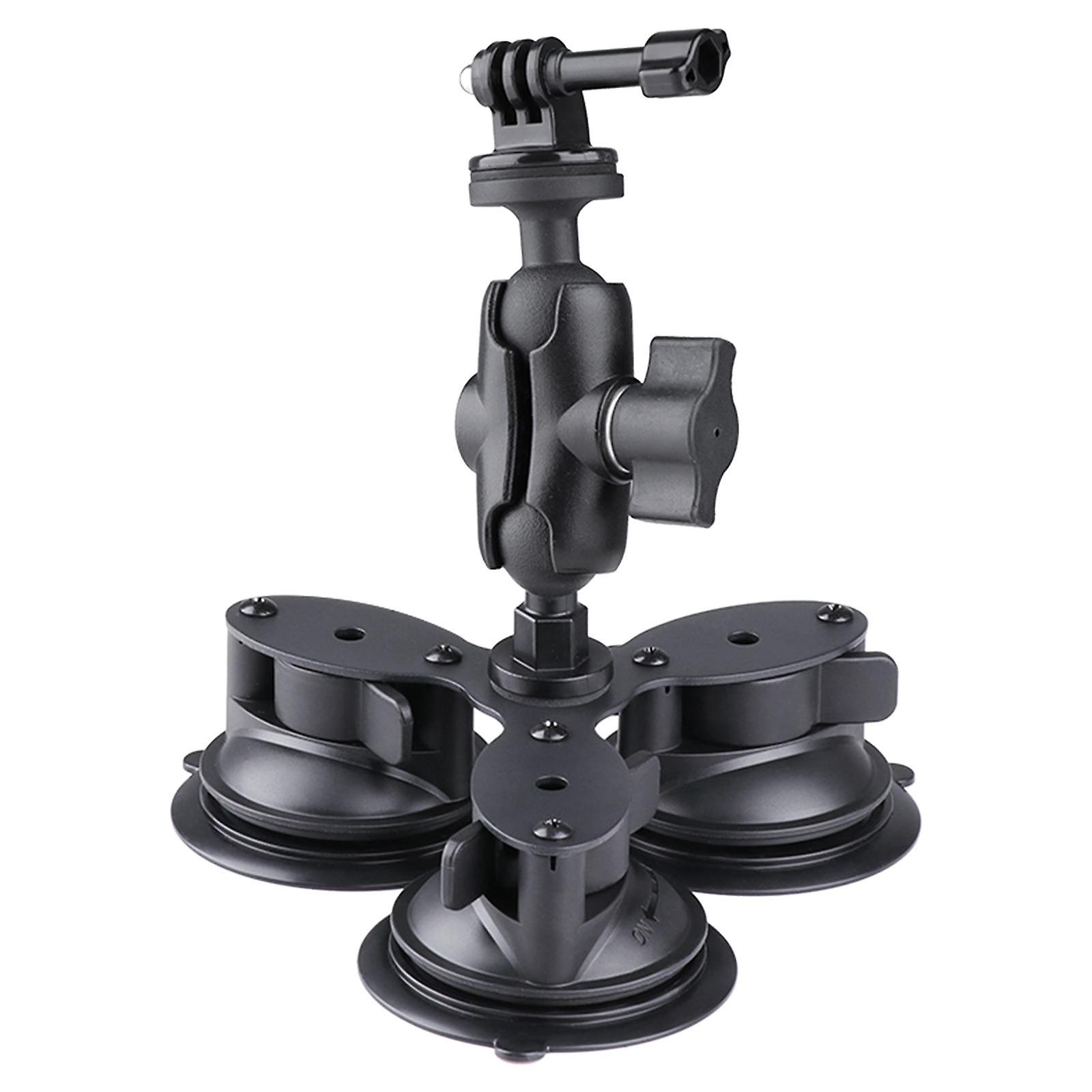 Car Go Pro Mounts Triangle Holder Durable Adapter Suction Cup  A