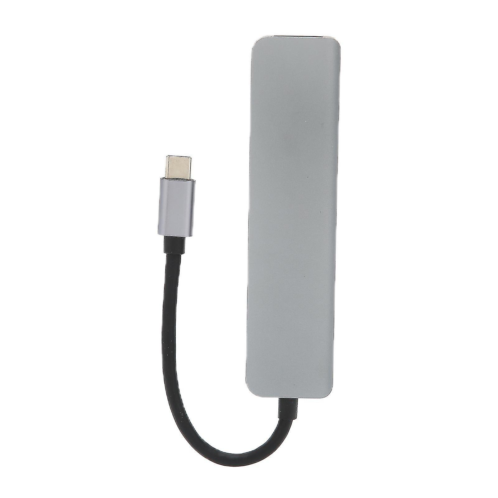 Docking Station Multifunctional 6 In 1 Aluminum Alloy Usb Expansion Dock For Type C Channel Computers