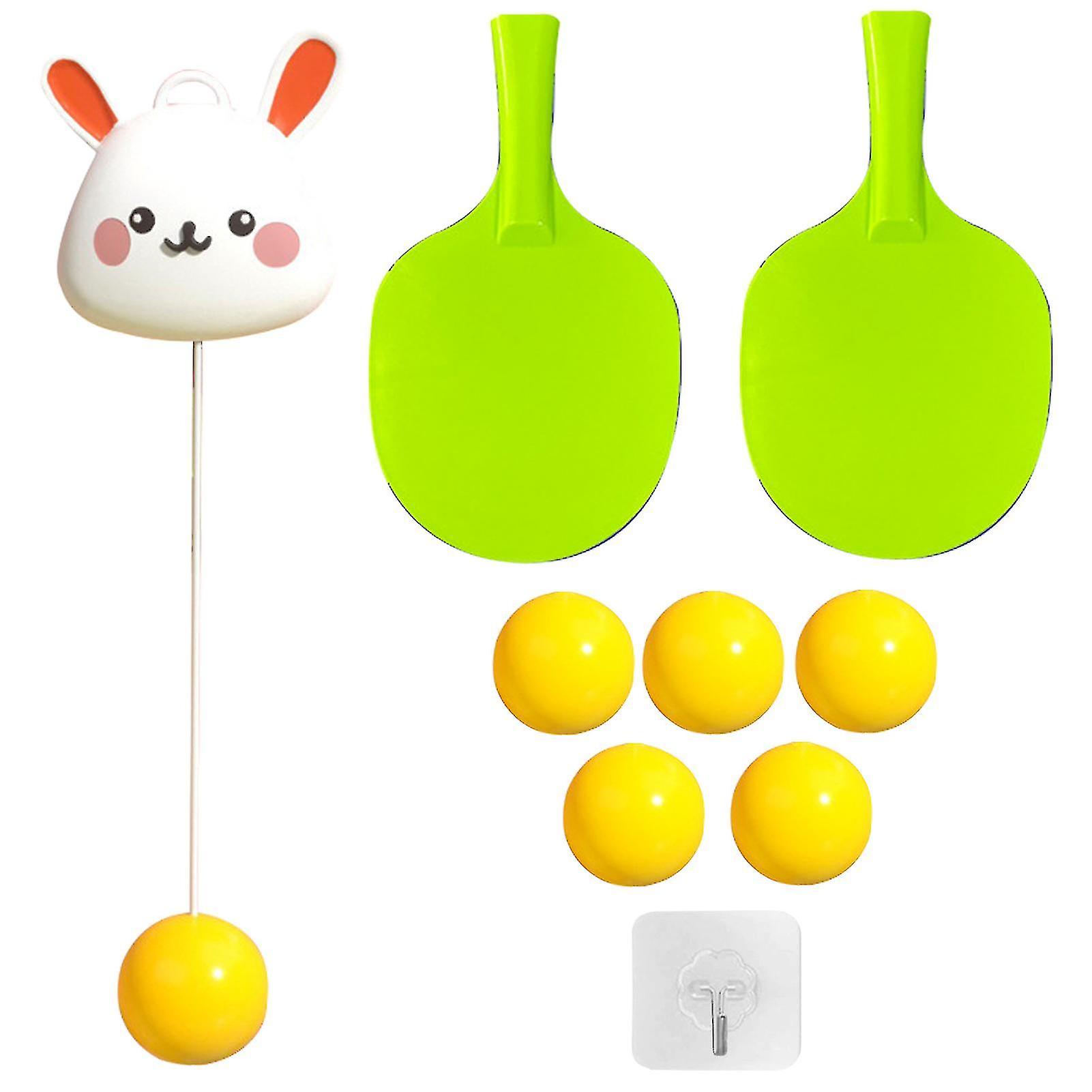Height Adjustable Indoor Hanging Self Training Gift Table Tennis Trainer Game