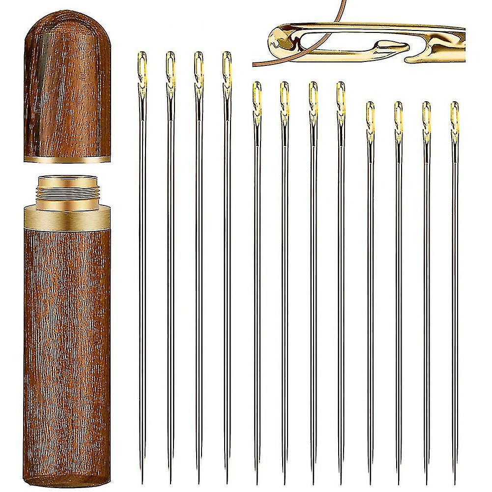 Self-threading Needles,sewing Needles For Hand Sewing,for The Elderly,easy Side Threading Stitching