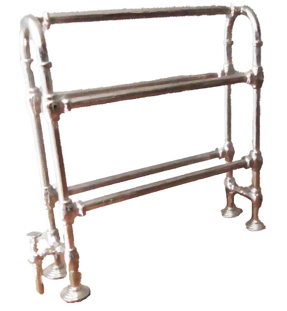 Dolls House Metal Curved Double Towel Rail Kit Miniature 1:12 Can Be Painted
