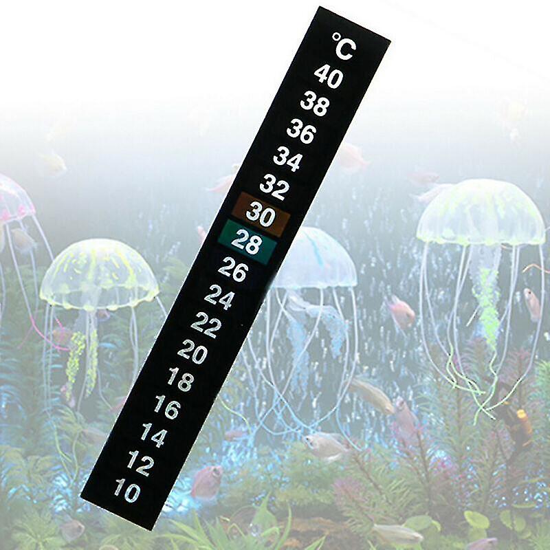 Aquarium Temperature Controllers Fish Tank Aquarium Thermometer Temp Sticker Stick On Temperature Strip Digital