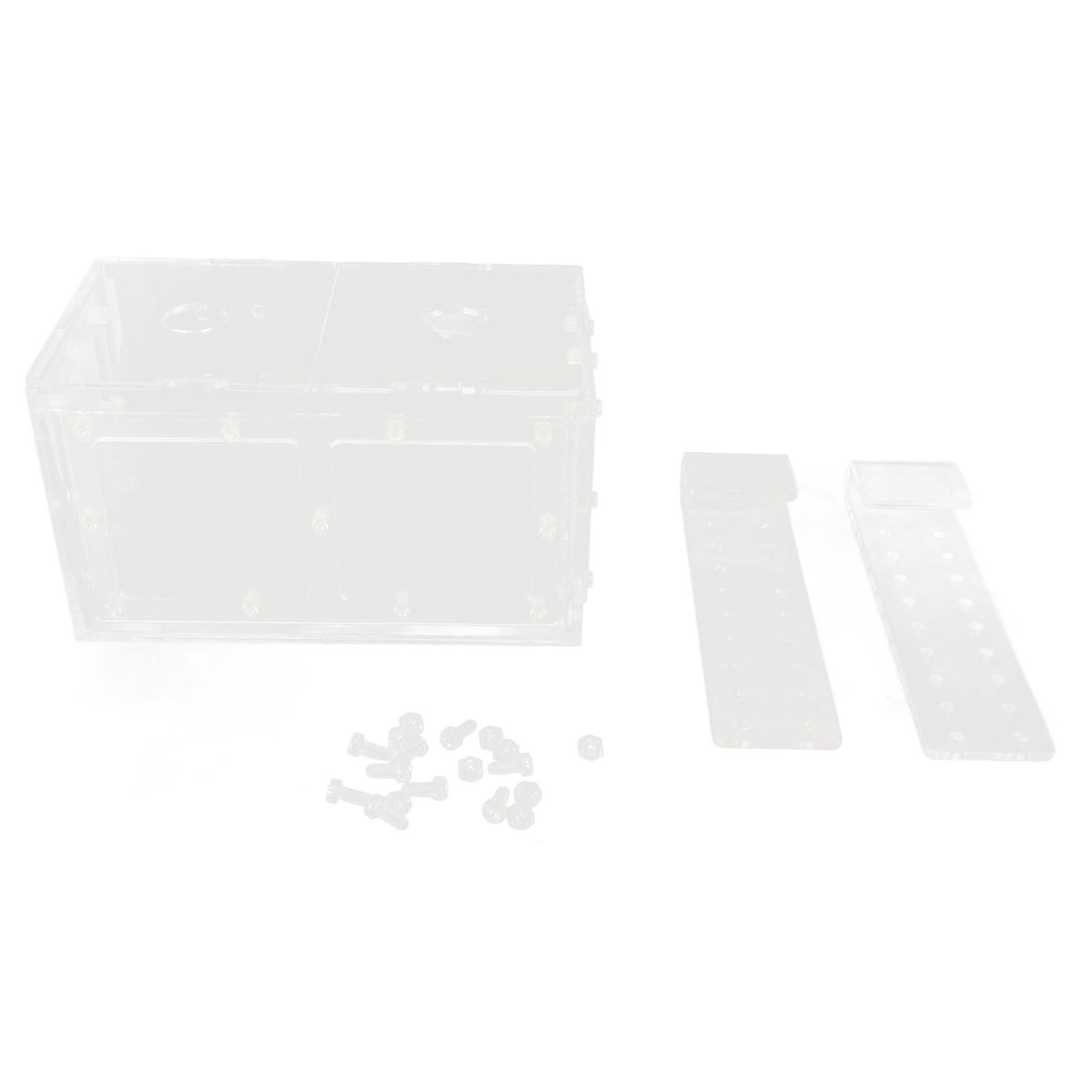 Fish Breeding Isolation Box Transparent Mesh Side Fish Tank Incubator for Aquarium Small Fish