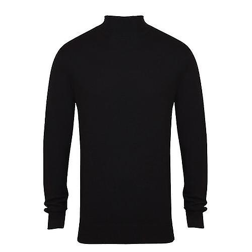 Henbury Mens Roll Neck Sweatshirt
