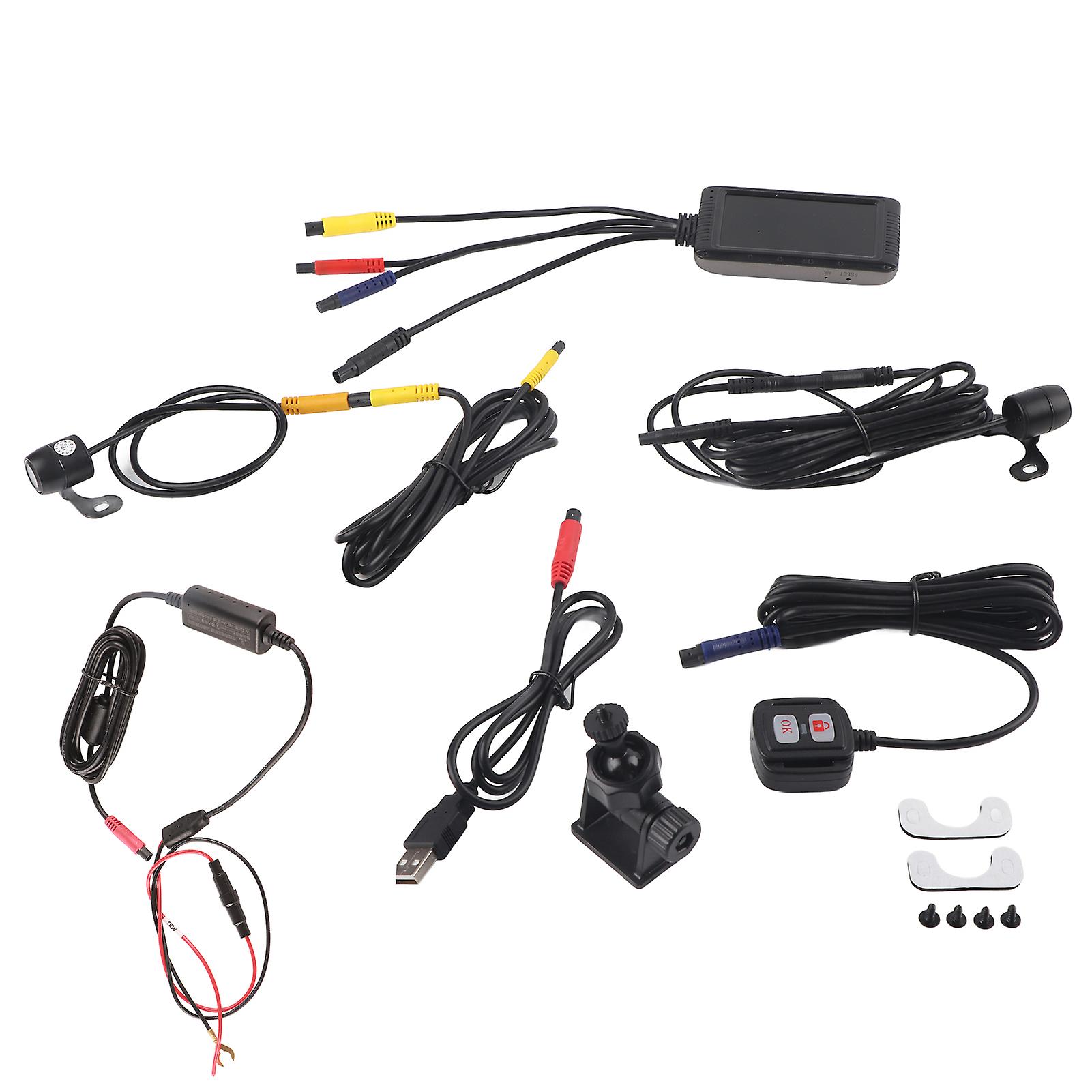 Motorcycle DVR for driving recorder with G-Sensor loop recording