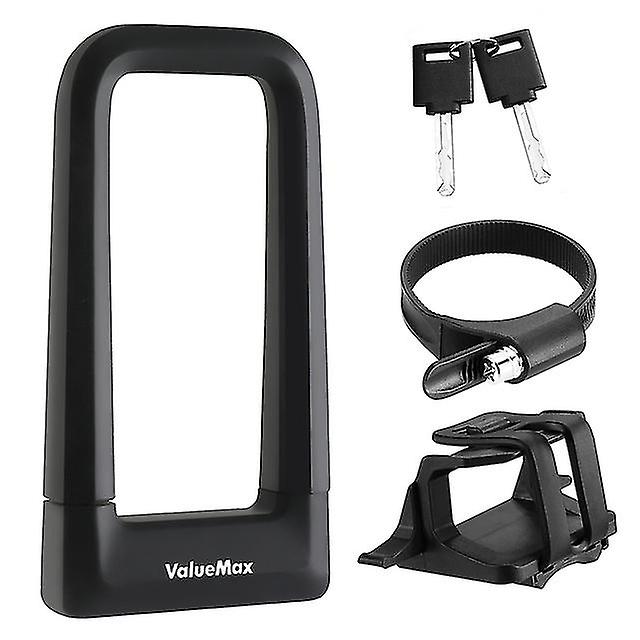 Valuemax Bicicletta U Lock Universale Bici U-lock Antifurto Sicurezza Moto Scooter Cycling Lock Accessori per biciclette con 2 chiavi