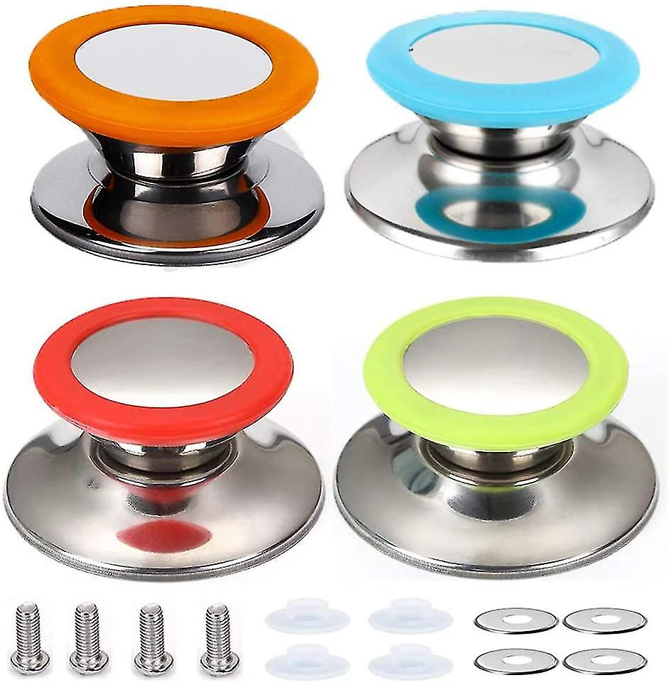 4 Pieces Pot Lid, Pot Lid Knobs, Home Use Cooker Replacement Parts, Universal