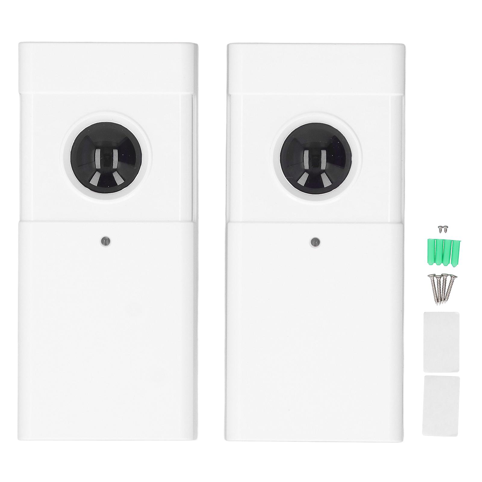 Door Opener Infrared Sensor 940nm 30m Range Single Beam Photocell Gate Infrared Detector 12‑24V for Home Safety White
