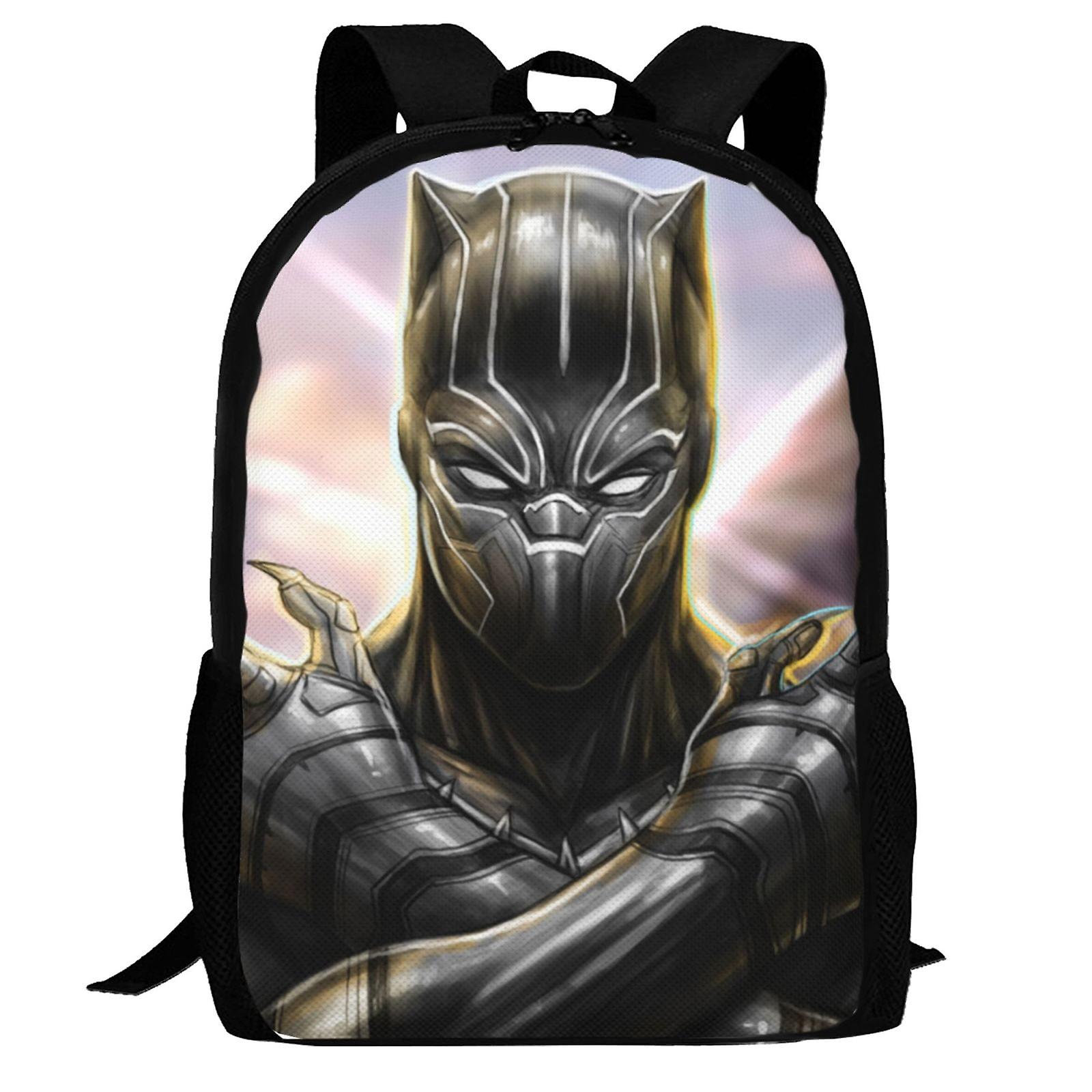 Black Panther Backpack,Laptop Backpack Lightweight Casual DaypackMulti-Function Travel Backpack