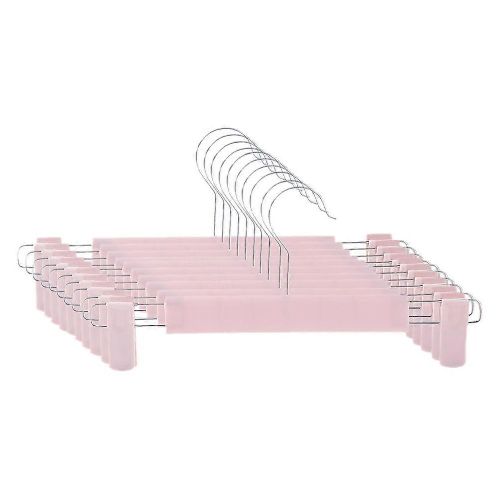 10Pcs Multi-function Drying Rack Pants Clip Pants Rack Adjustable Hangers