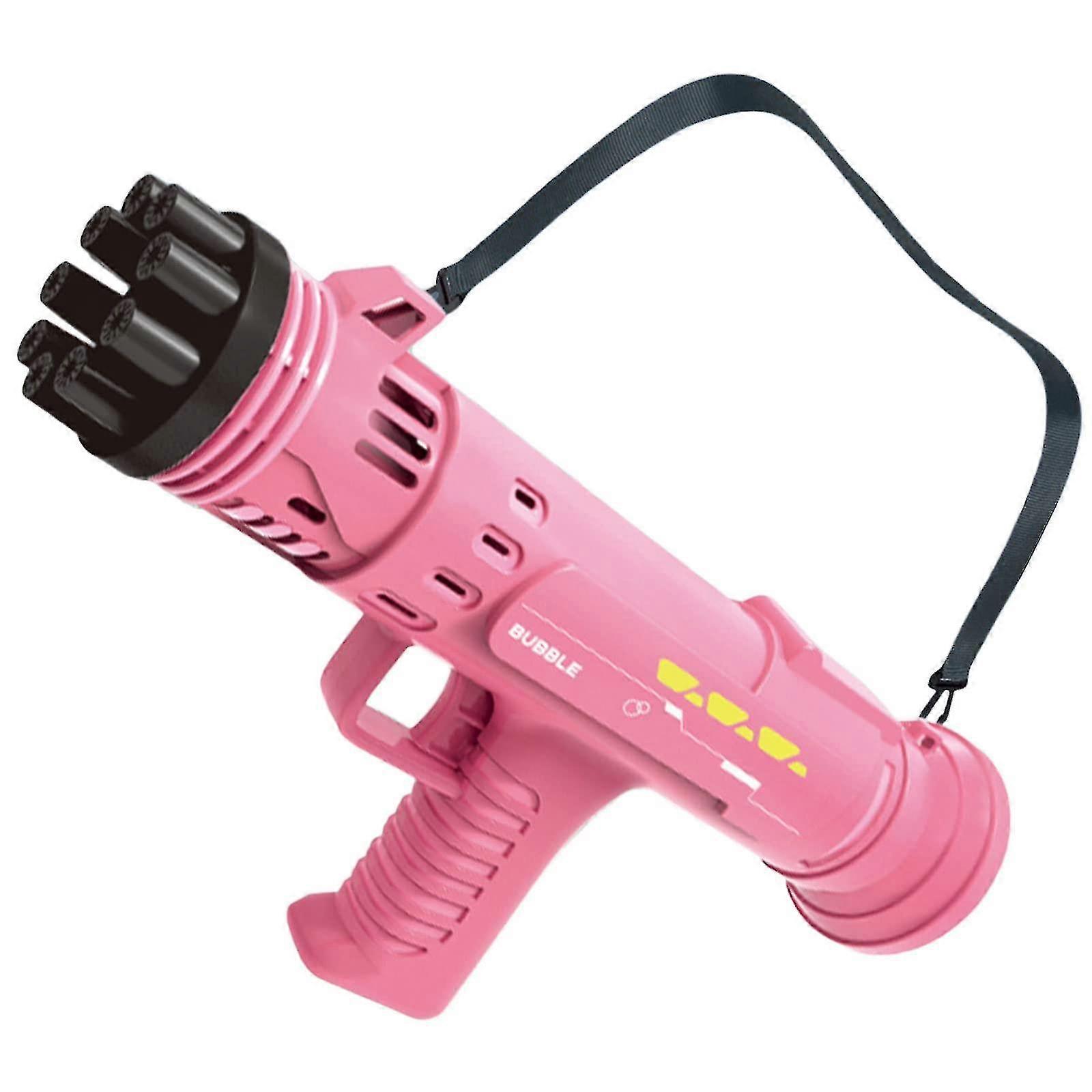 Bubble Gatling Gun, poros luminos Rocket Launcher automată Bubble Suflare Machine Baterie Powered