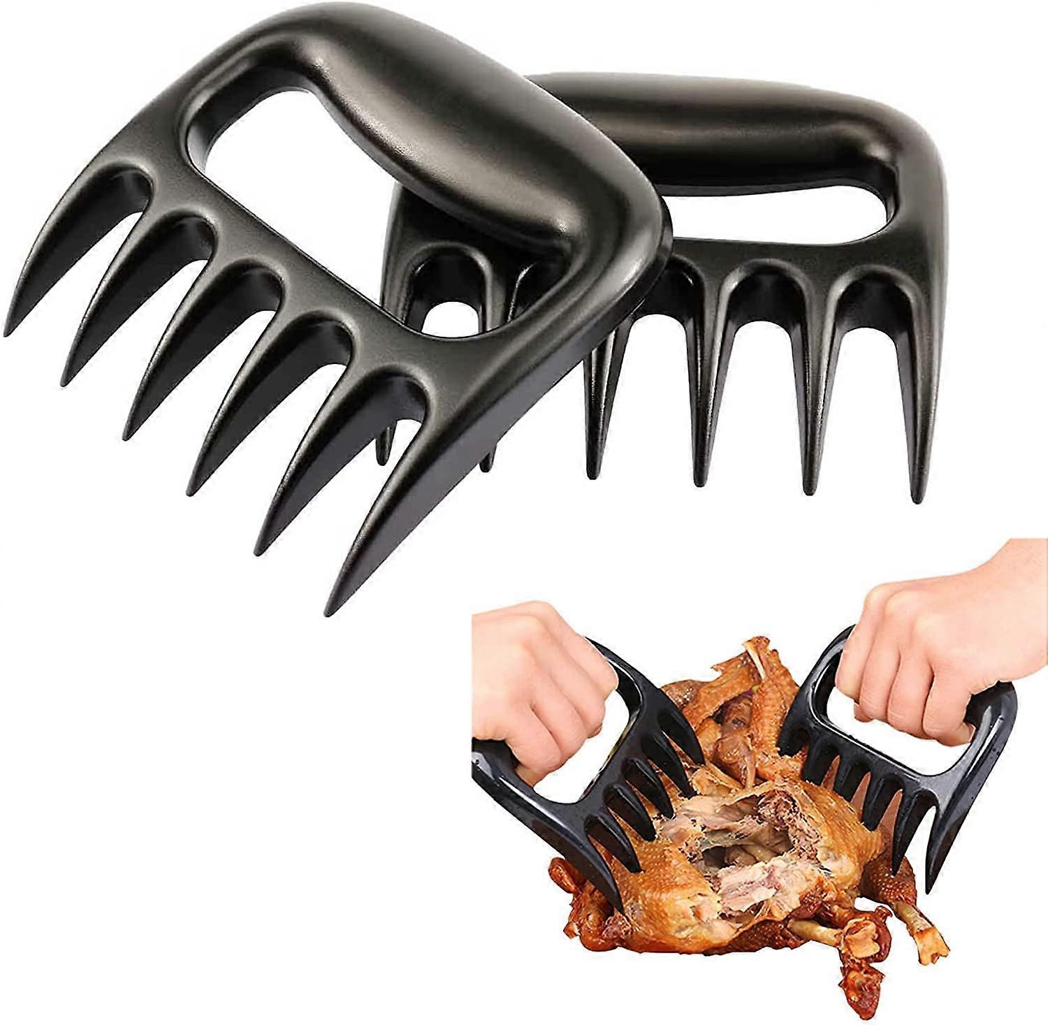 Barbecue Claws, Barbecue Claws, Meat Claws, Meat Claws for Shredding and Mixing, for Shredding Pulled Pork, Chicken, Beef, 2 Pack