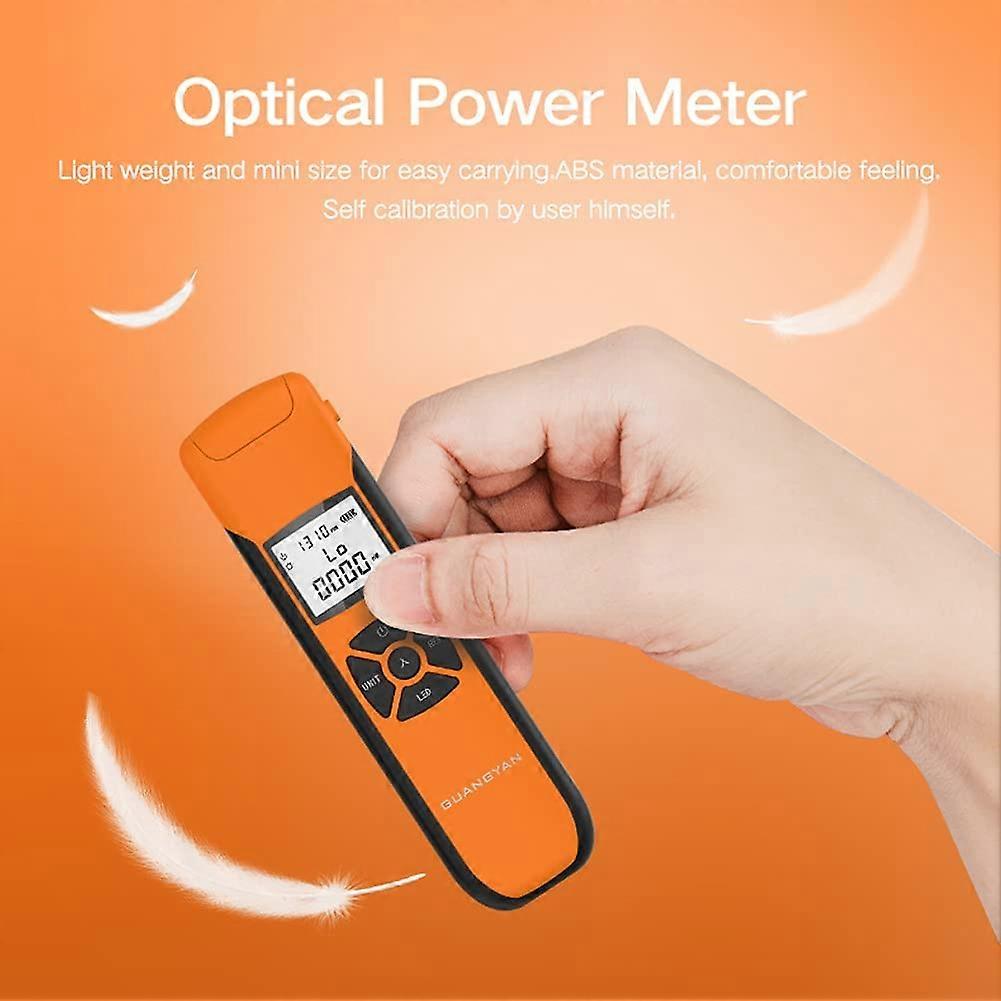 Fiber Optic Mini, Lightweight Portable Optical Power Meter High Rechargeable Optical Power Meter