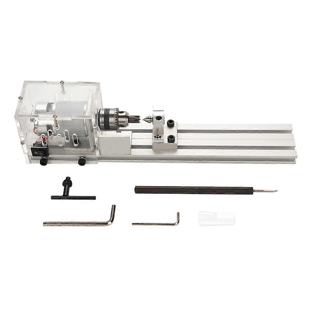 Beading Machine Mini DIY Woodworking Lathe Miniature Buddha Pearl Lathe Basic Edition