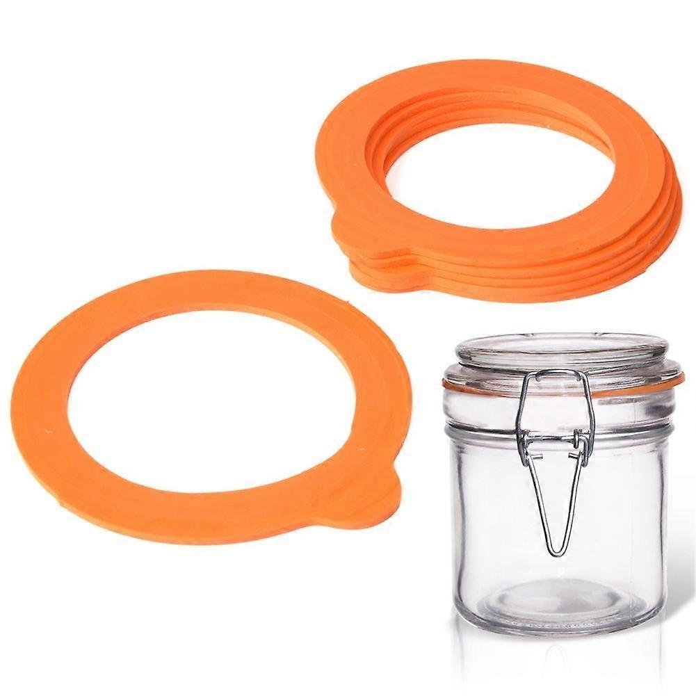 Interchangeable Silicone Gaskets for Clip-on Cans, 6-Pack