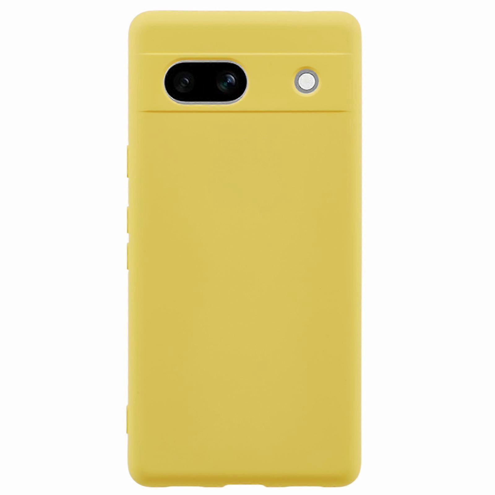 For Google Pixel 7a Case 2.0mm TPU Anti-Scratch Phone Cover Smooth Arc Edge